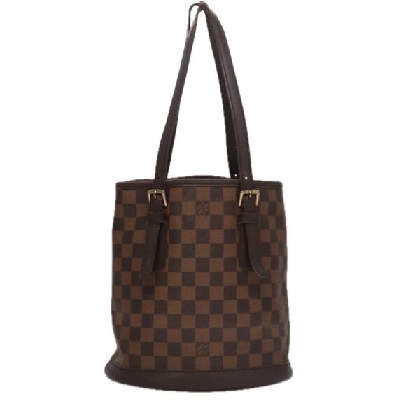 LOUIS VUITTON Damier Ebene Marais Shoulder Bag - Picture 1 of 15